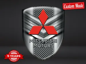 Mitsubishi Personalized Business Stickers Luxury Premium High End